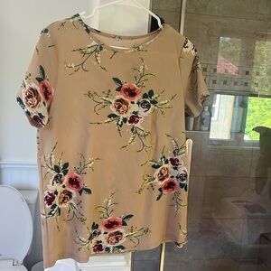 Shein floral t-shirt